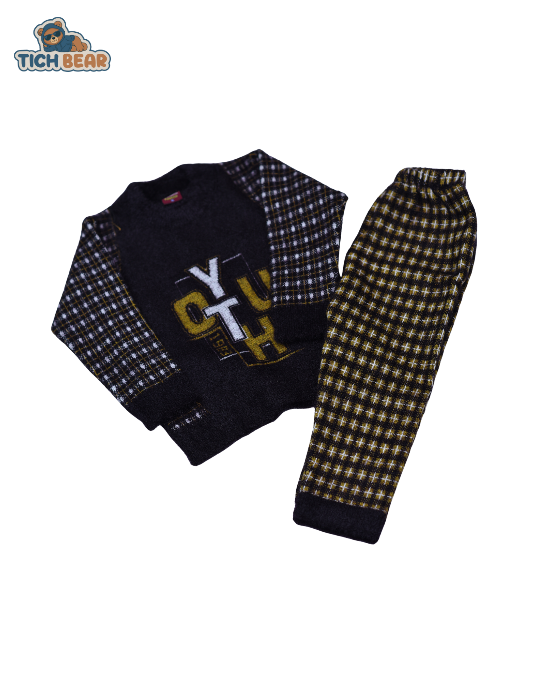 Kids Warm Wool Suits – Cozy 2-Piece Kids Winter Suit