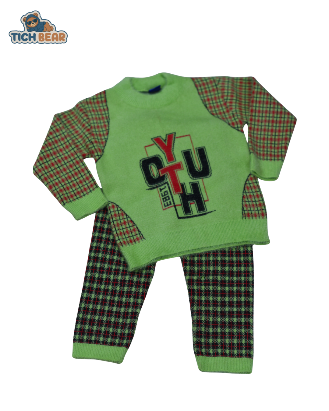 Kids Warm Wool Suits – Cozy 2-Piece Kids Winter Suit