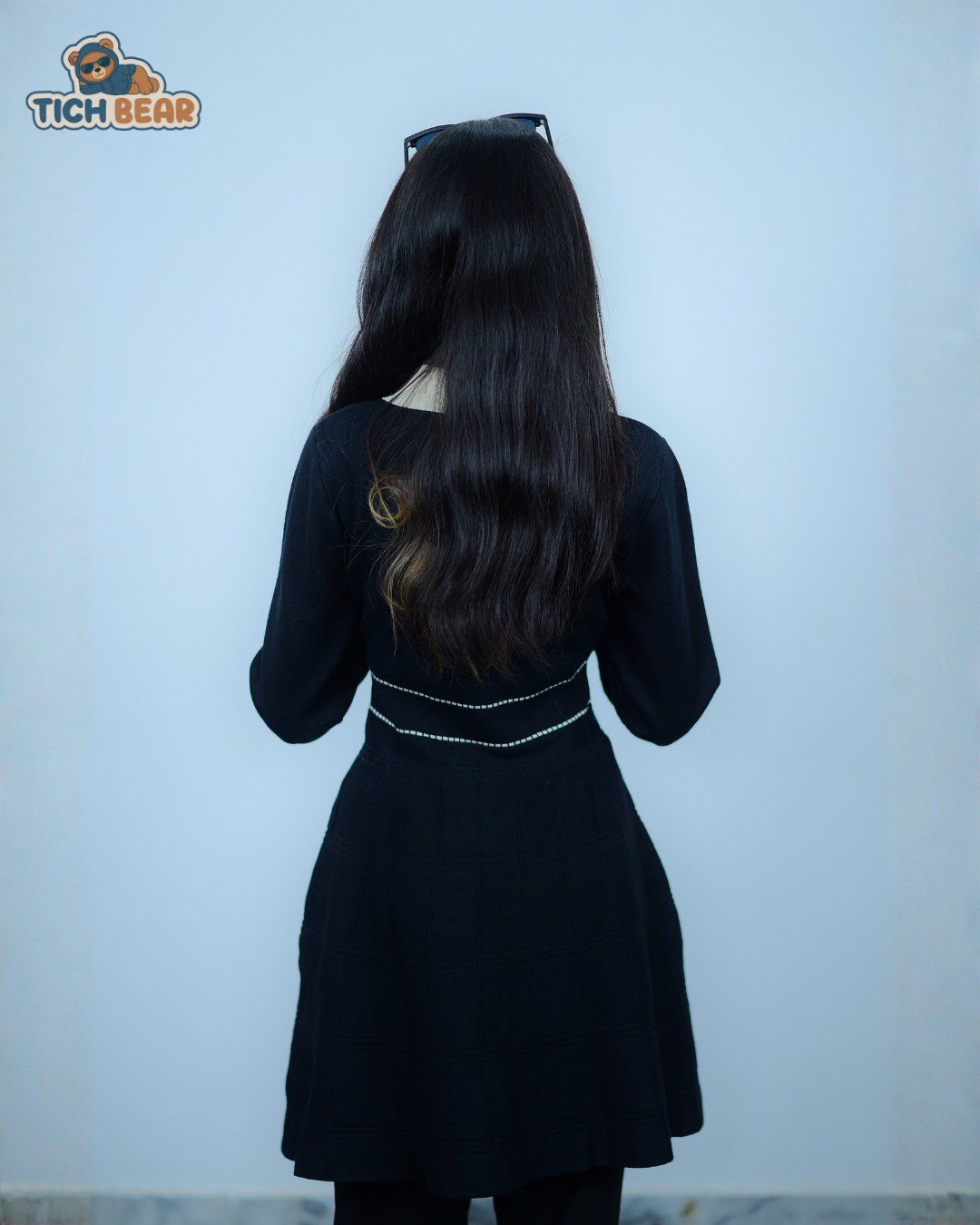 Wednesday Adam Inspired  Slim-Fit Wool Winter Suit – One-Piece Ladies Top