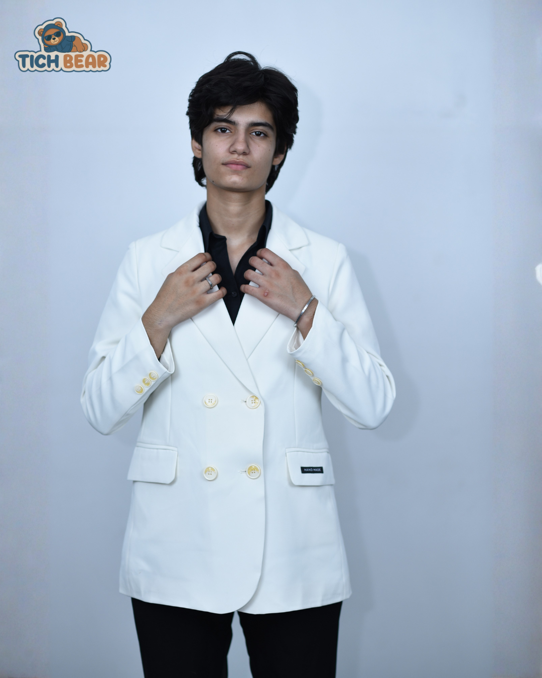Trendy Korean-Trendy Coat 2026 Winter  – Elegant White