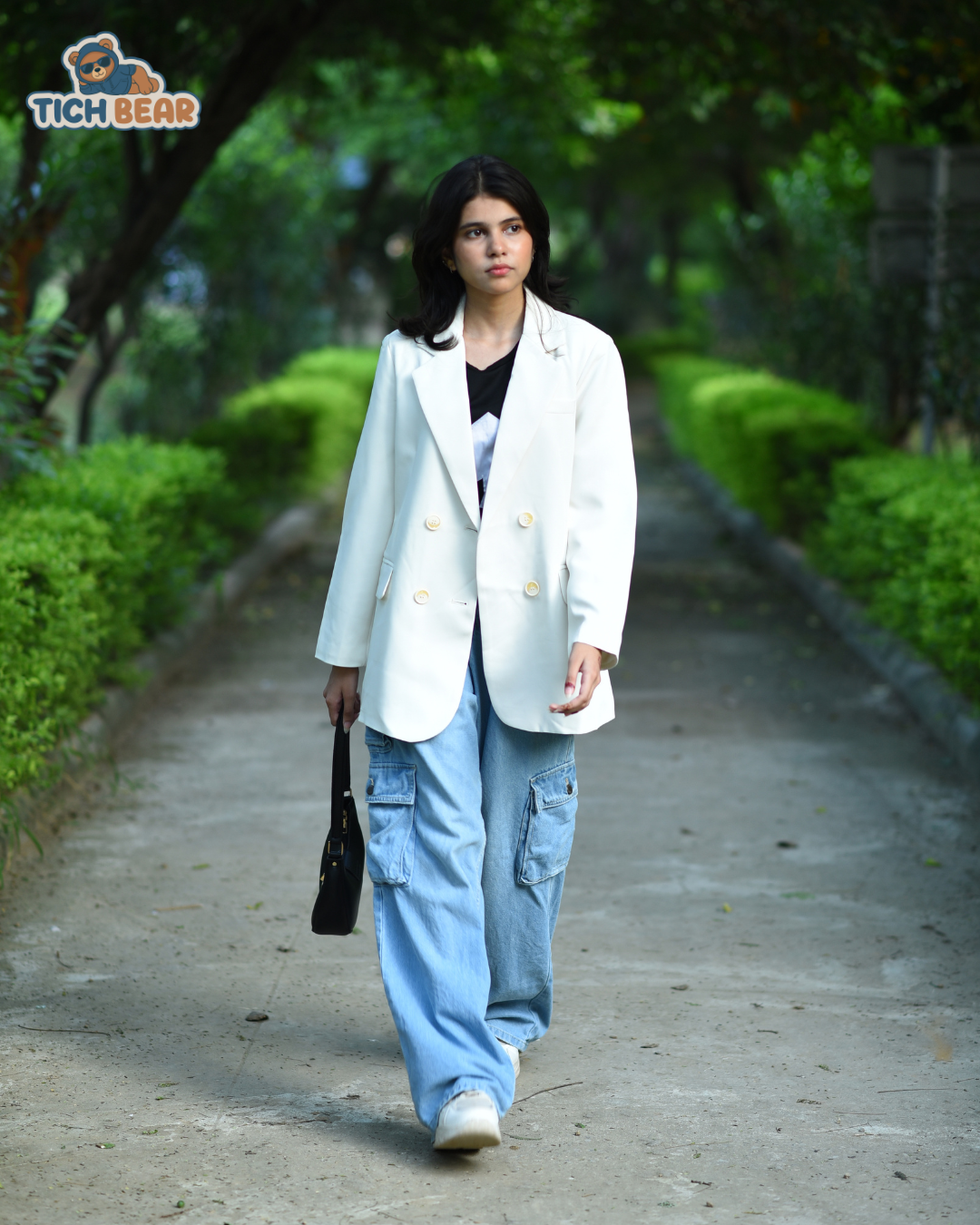 Trendy Korean-Trendy Coat 2026 Winter  – Elegant White