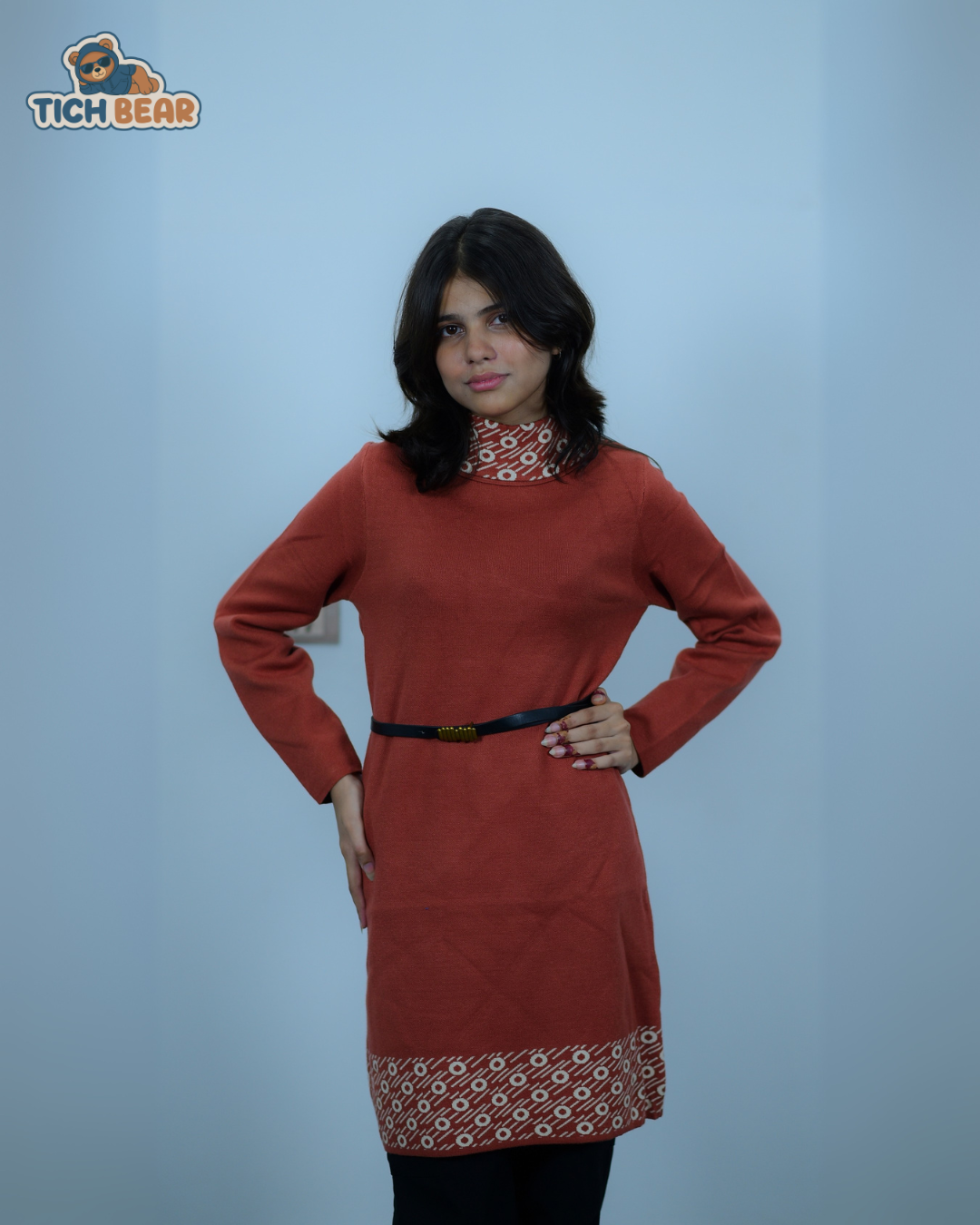 Seren Top – Cozy Slim-Fit Wool Winter Wear