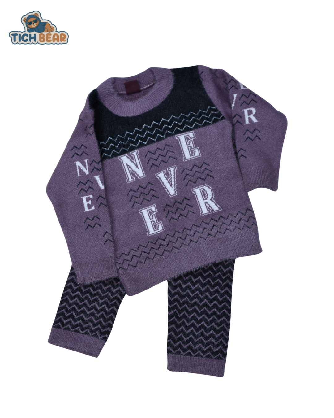 Kids Warm Wool Suits – Cozy 2-Piece Kids Winter Suit