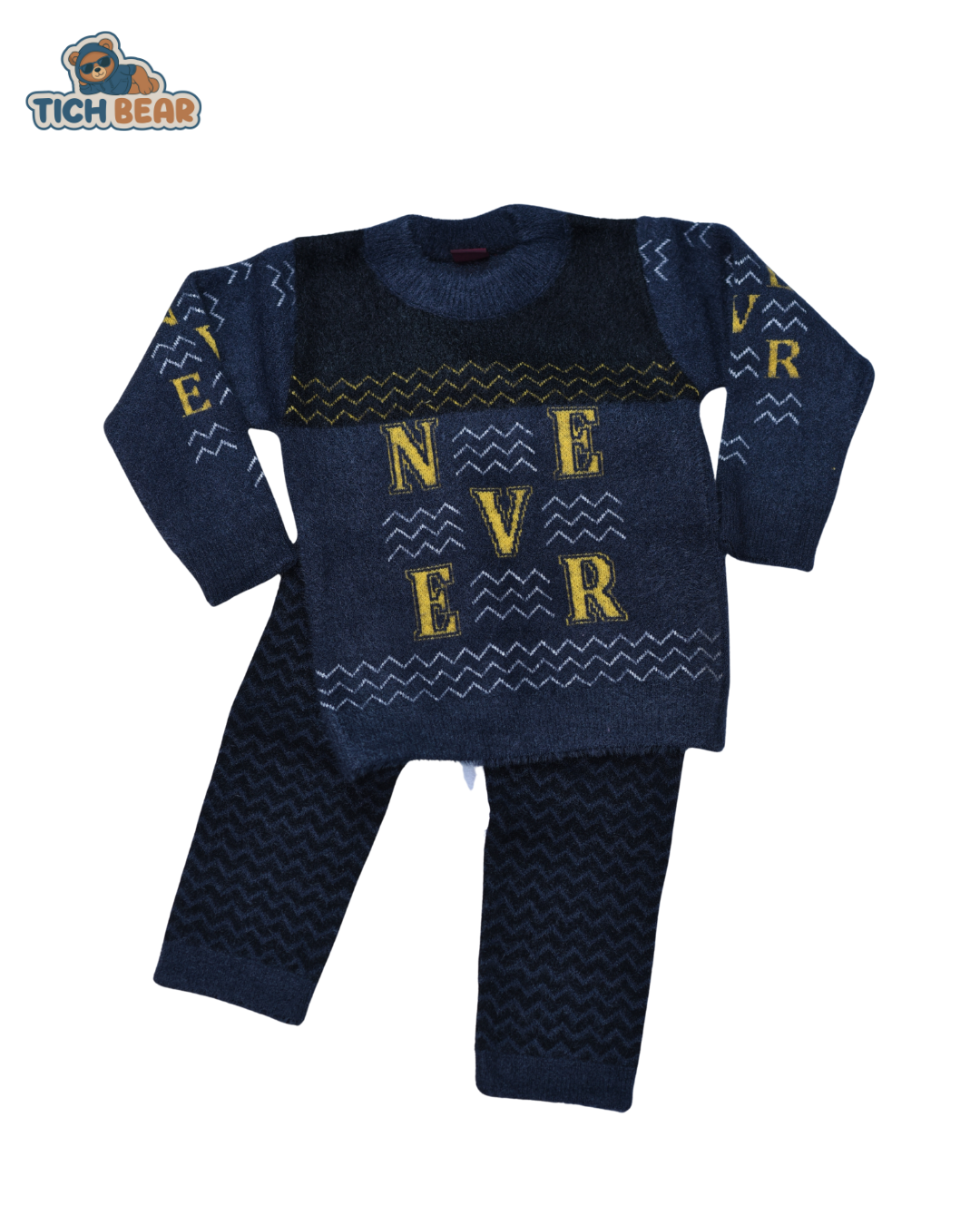 Kids Warm Wool Suits – Cozy 2-Piece Kids Winter Suit