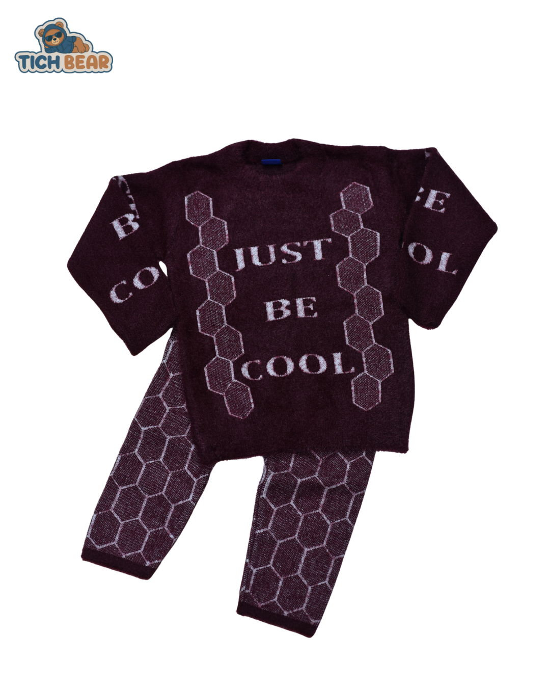 Kids Warm Wool Suits – Cozy 2-Piece Kids Winter Suit