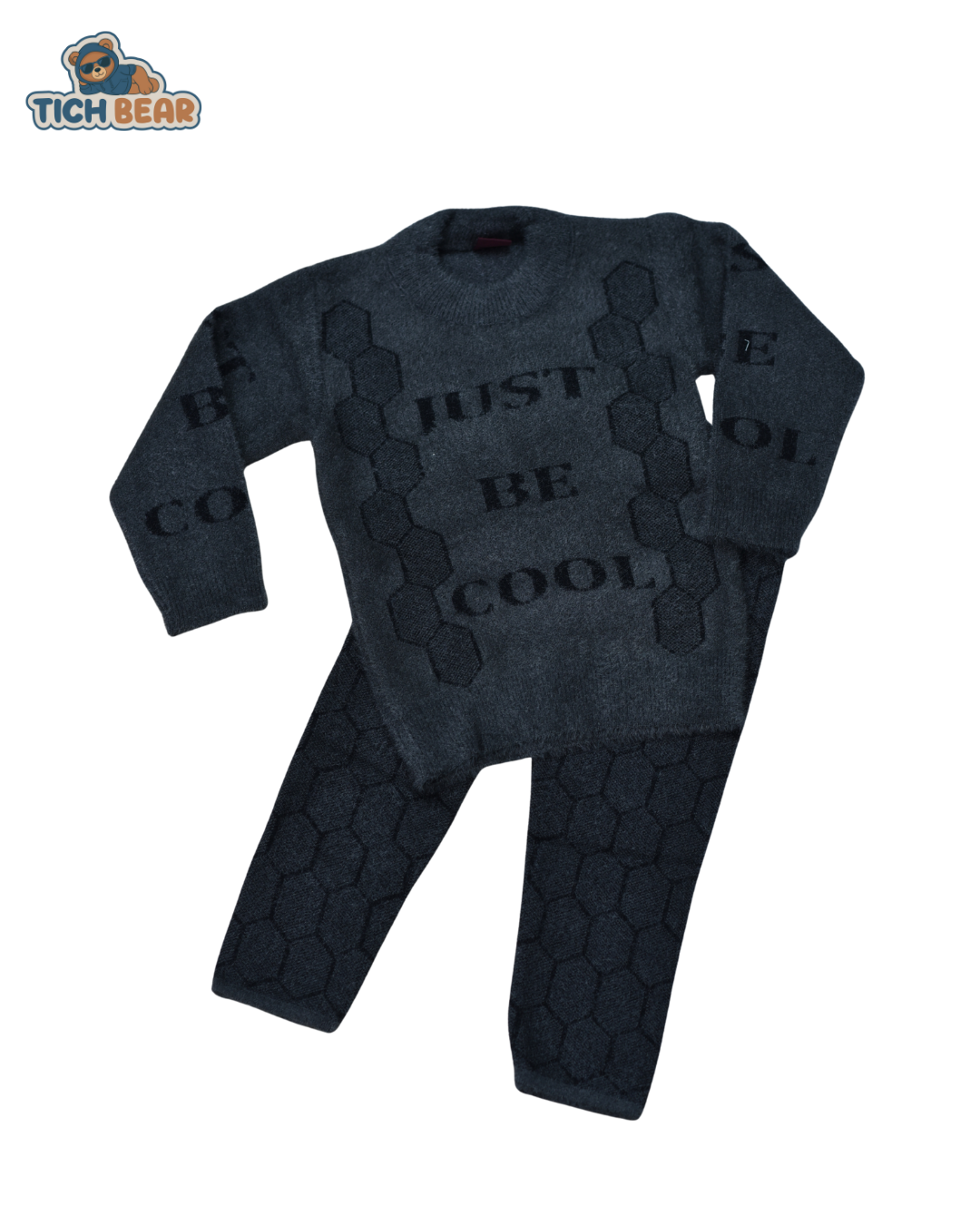 Kids Warm Wool Suits – Cozy 2-Piece Kids Winter Suit