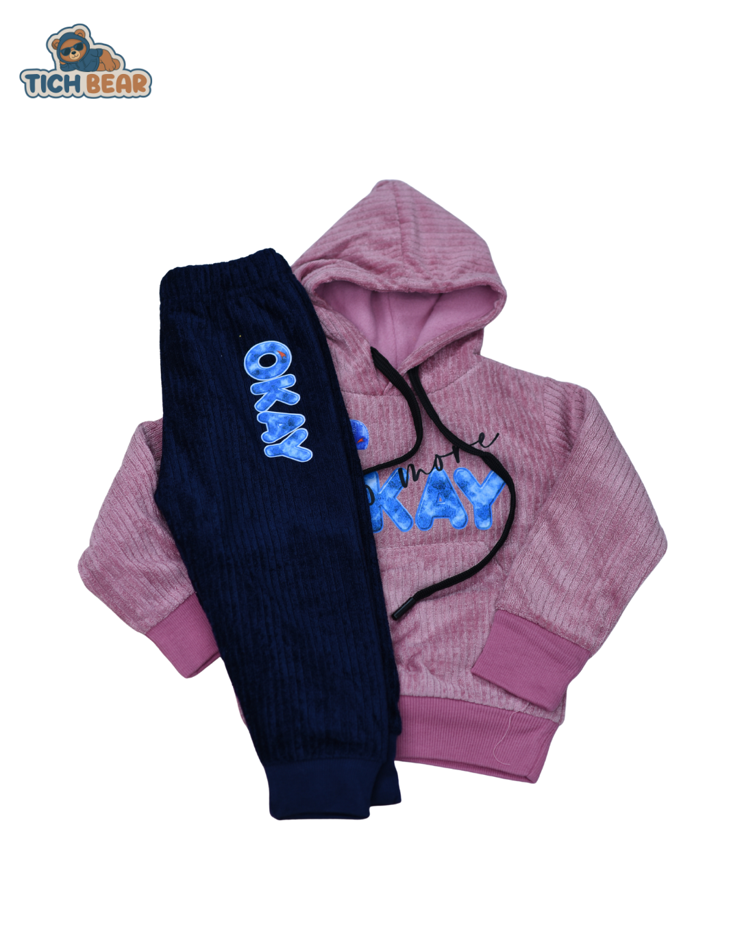 Kids Warm Velore Suits  – Soft Velore 2-Piece Kids Winter Set