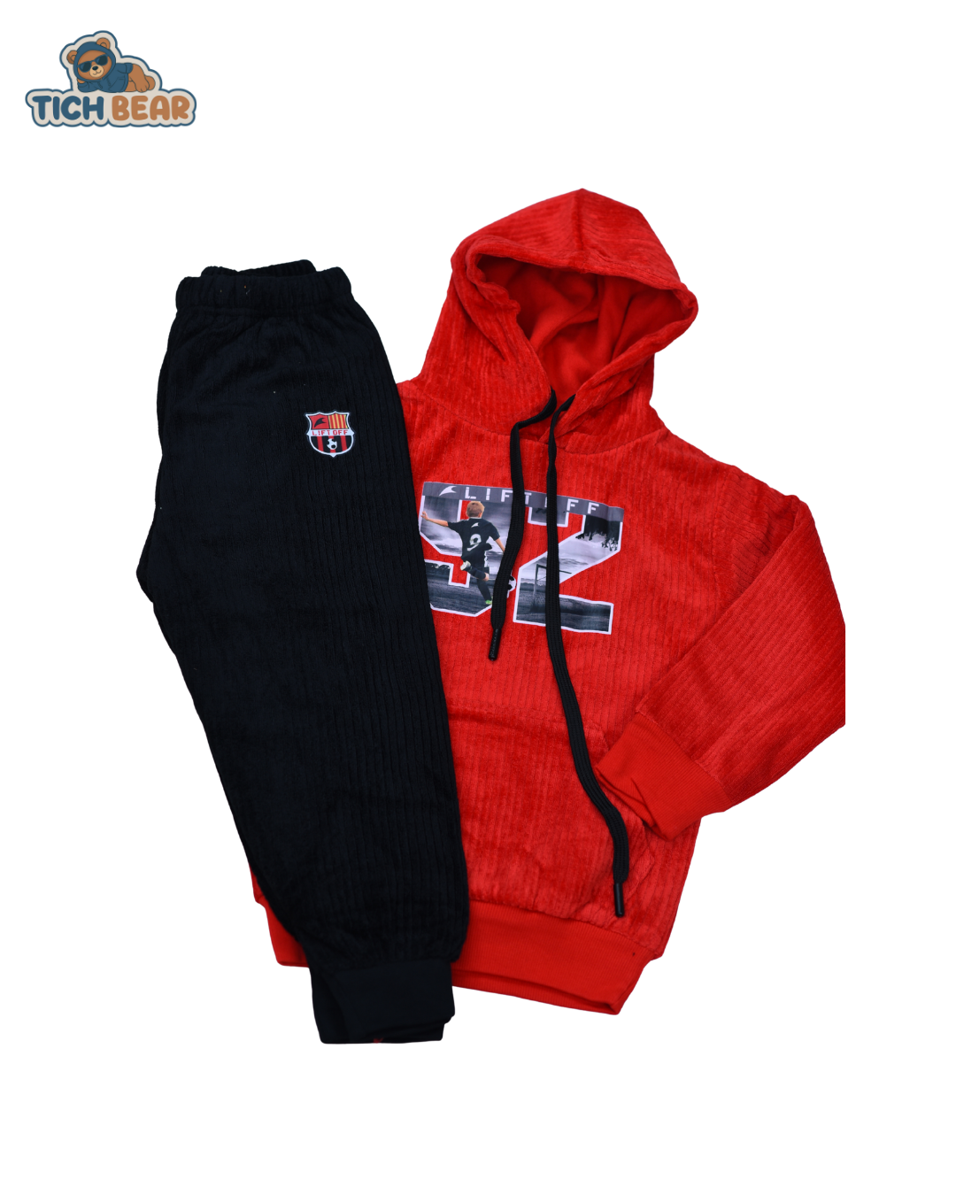 Kids Warm Velore Suits  – Soft Velore 2-Piece Kids Winter Set