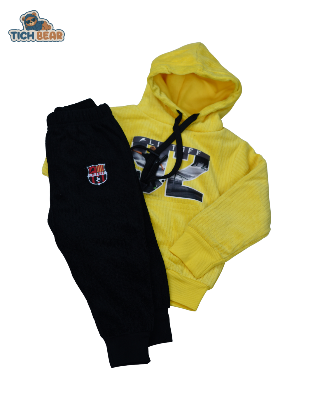 Kids Warm Velore Suits  – Soft Velore 2-Piece Kids Winter Set
