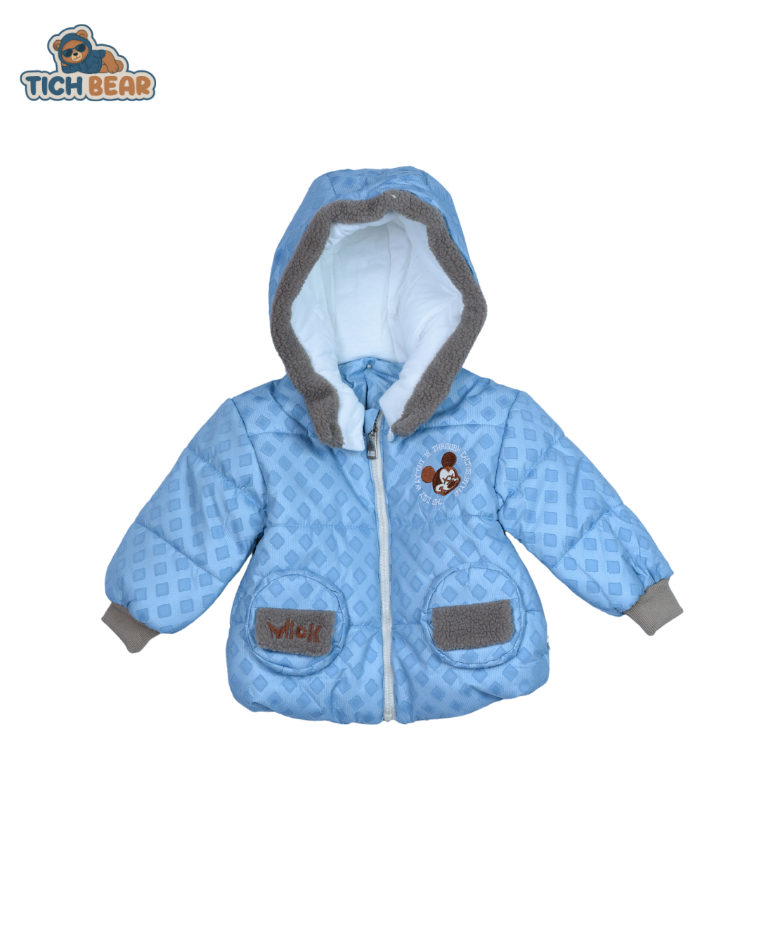 Premium 3-Piece Mickey Mouse Duffer Suit – Warm & Cozy Winter Set
