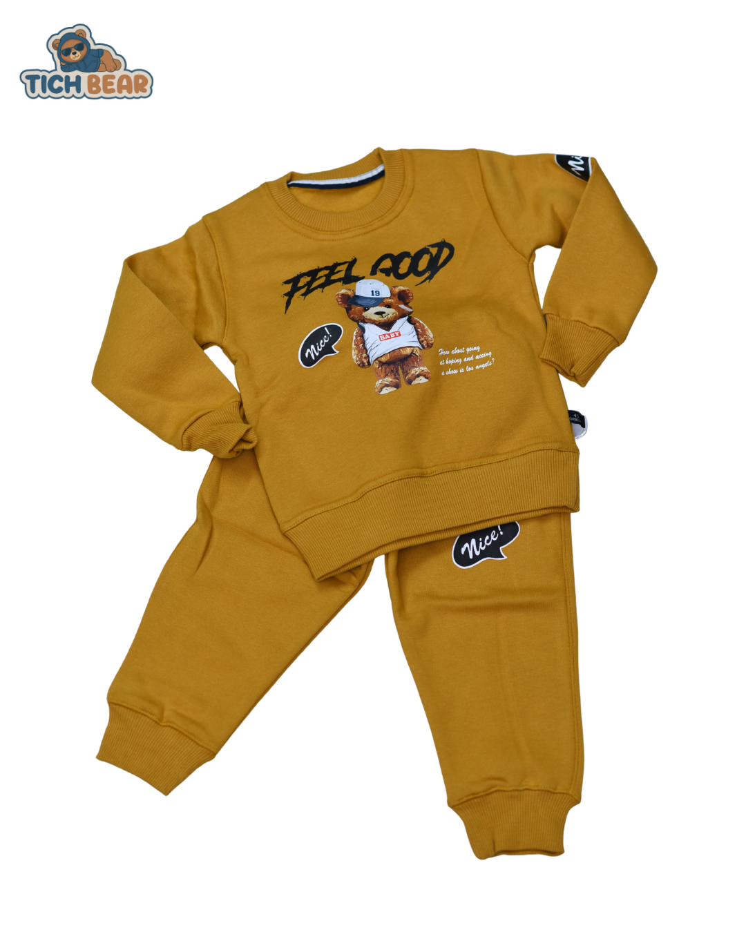 Kids Warm Velore Suits – Cozy 2-Piece Kids Winter Suit