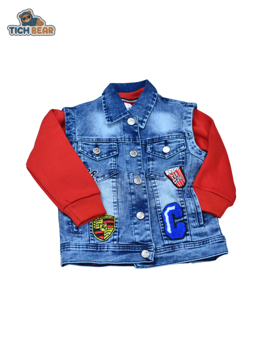 Kids Denim Jacket with Inner (Thermal Winter Wear)