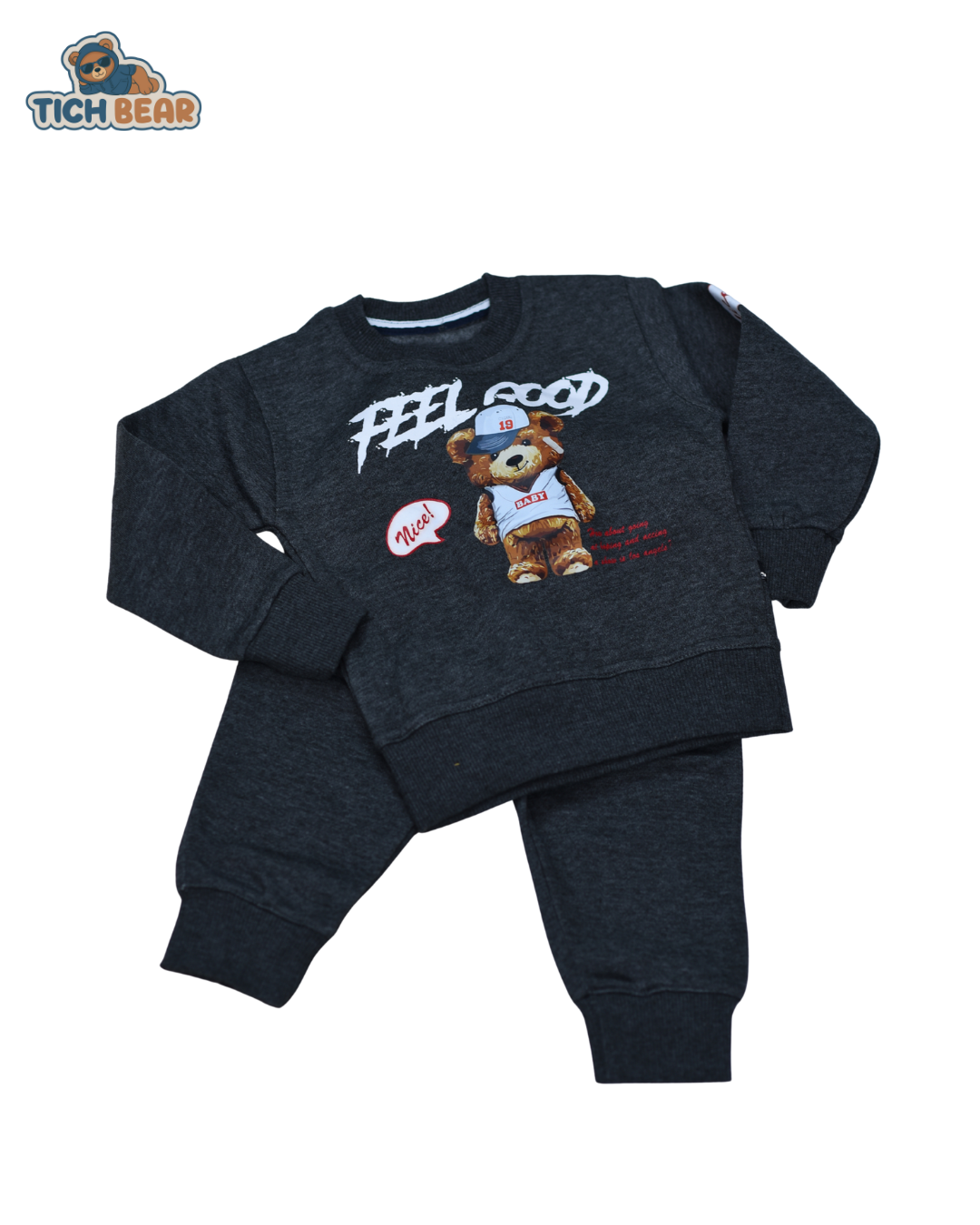 Kids Warm Velore Suits – Cozy 2-Piece Kids Winter Suit