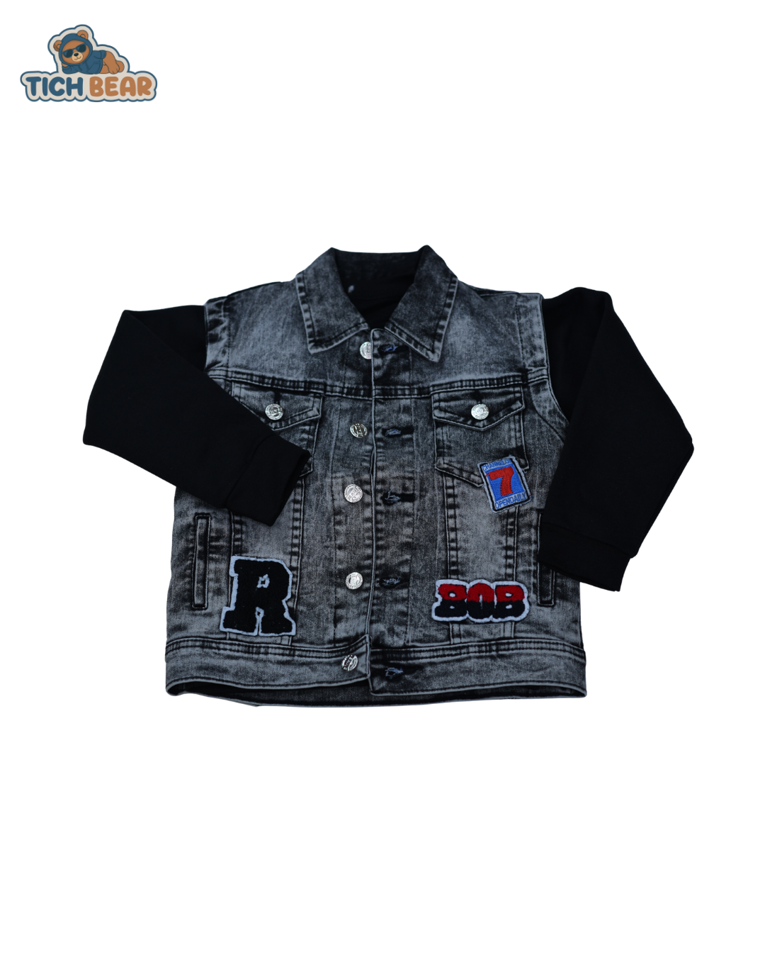 Kids Denim Jacket with Inner (Thermal Winter Wear)