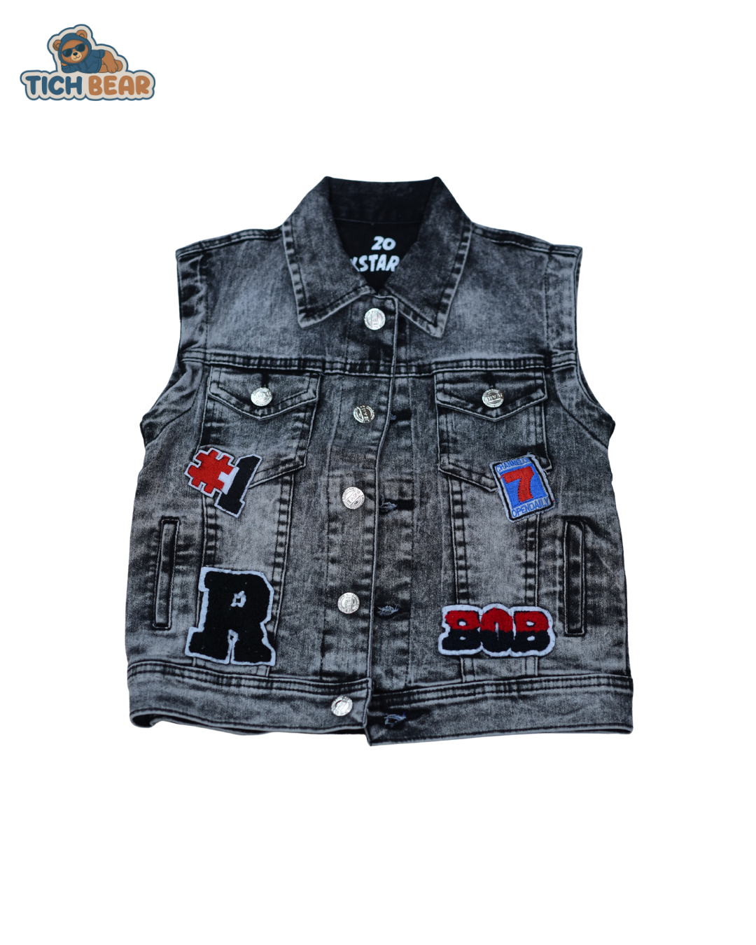 Kids Denim Jacket with Inner (Thermal Winter Wear)