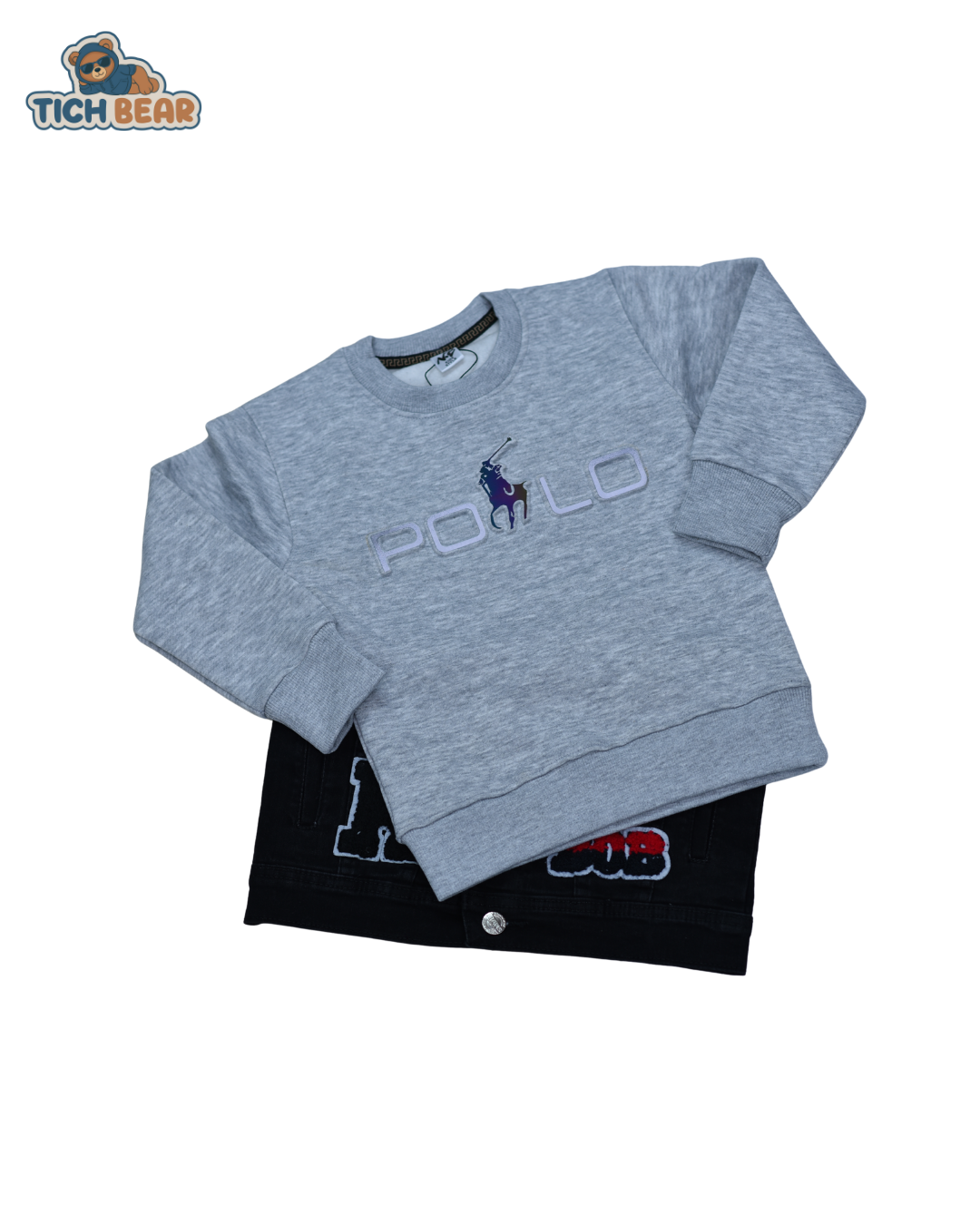 Kids Denim Jacket with Inner (Thermal Winter Wear)