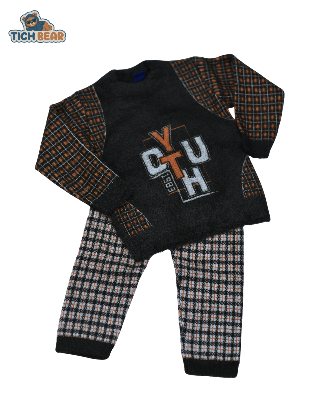 Kids Warm Wool Suits – Cozy 2-Piece Kids Winter Suit